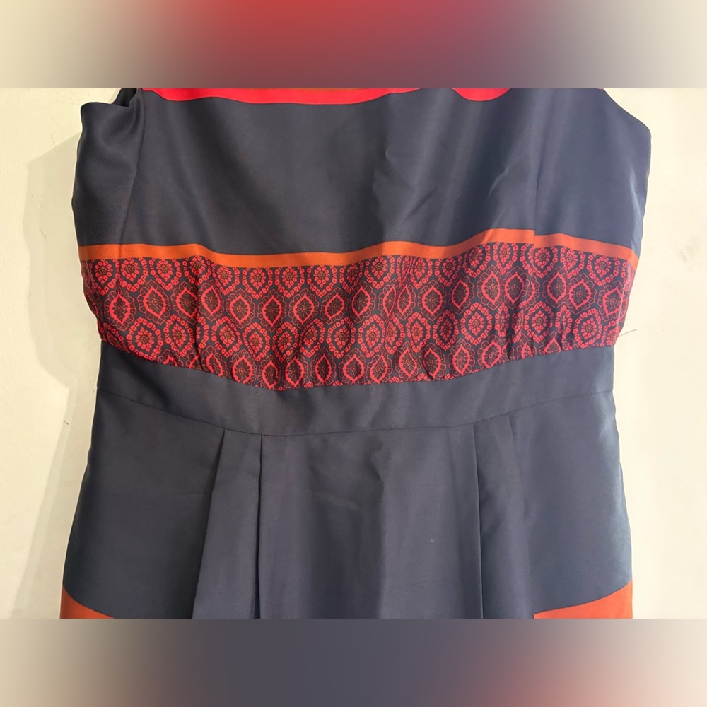 Loft Multicolor Patterned Mini Dress - image 2